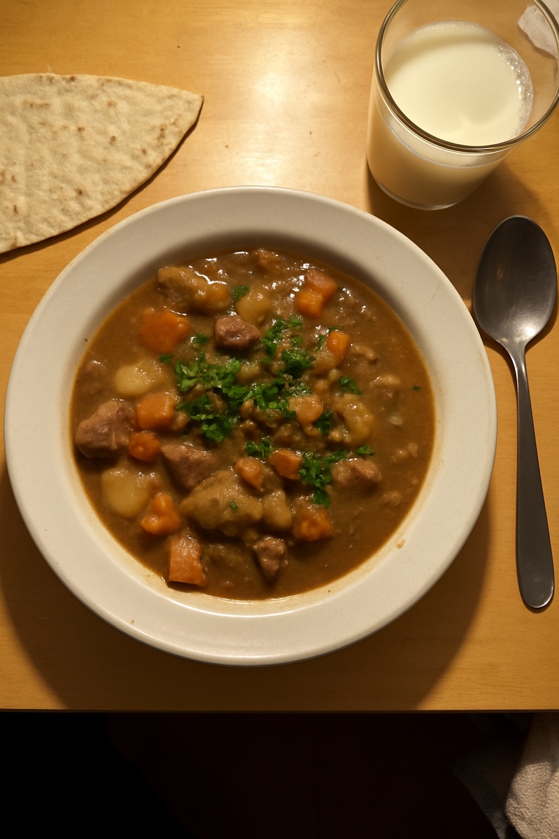 Lapskaus, a traditional dish from Norway