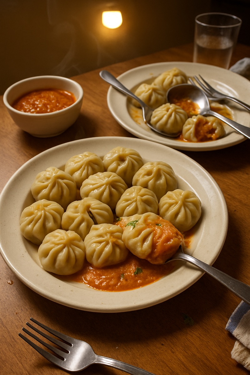 Momo, a traditional dish from Nepal
