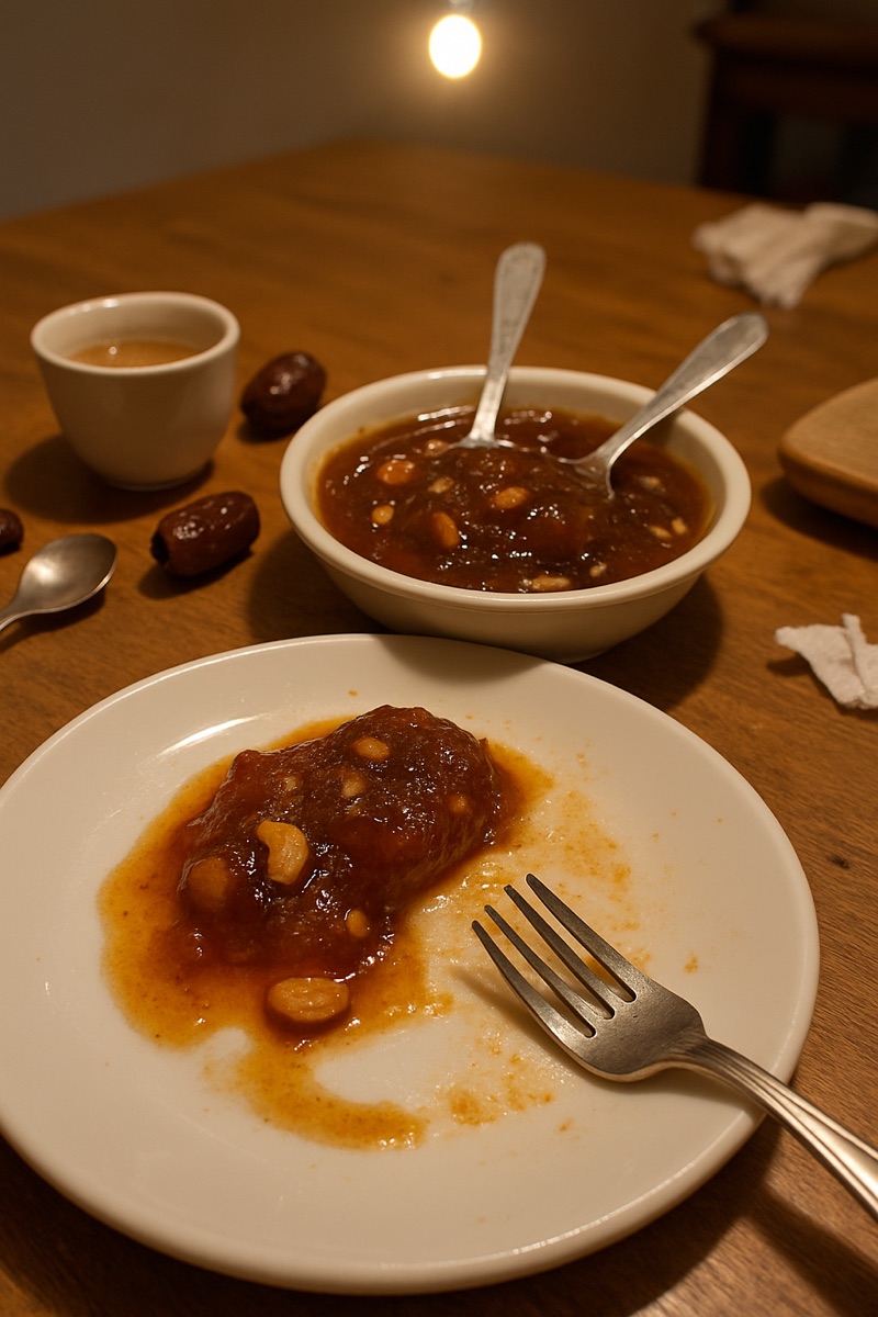 Halwa, a traditional dish from Oman