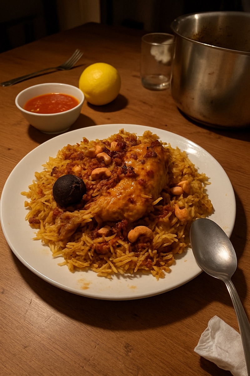 Majboos, a traditional dish from Oman