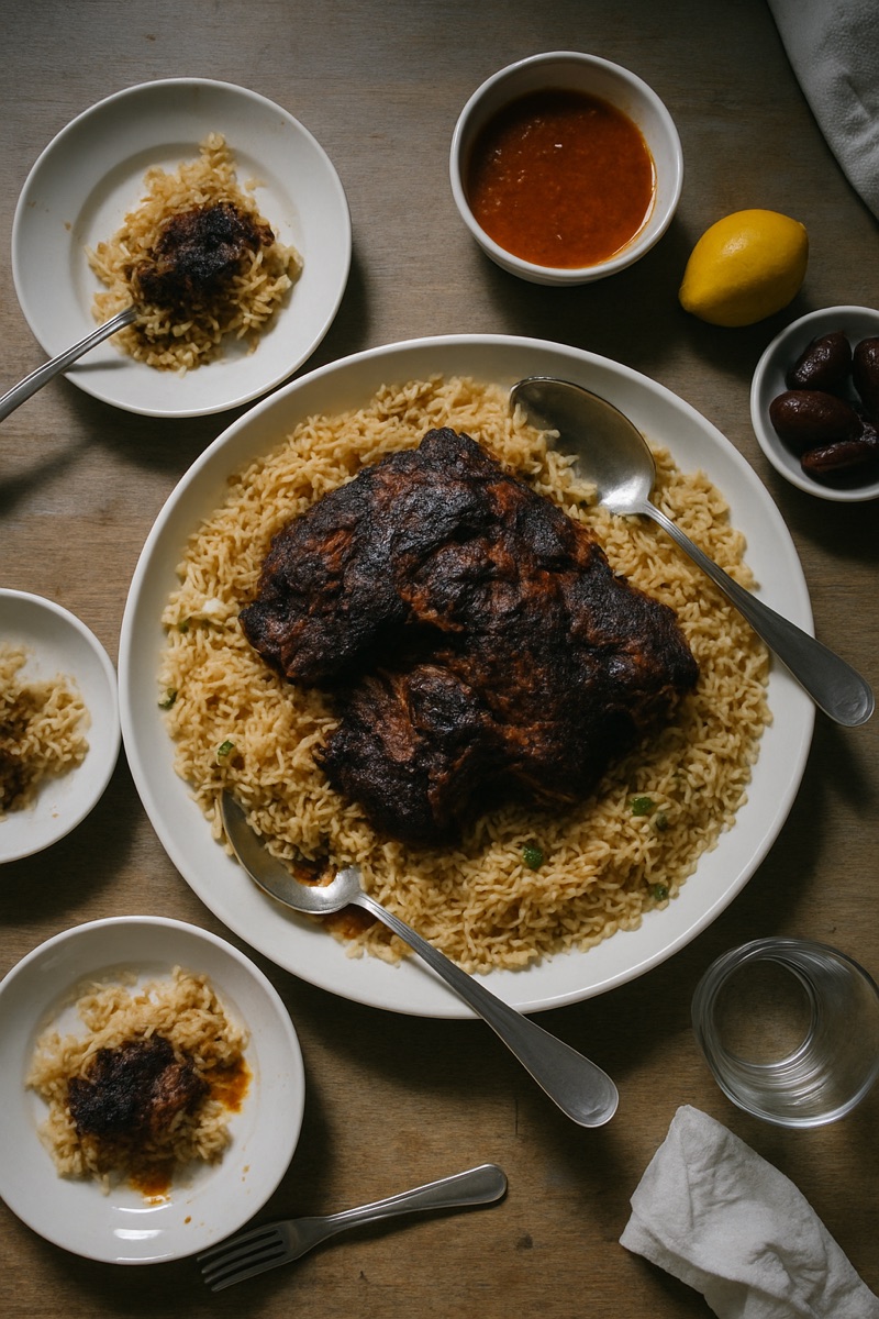 Shuwa, a traditional dish from Oman