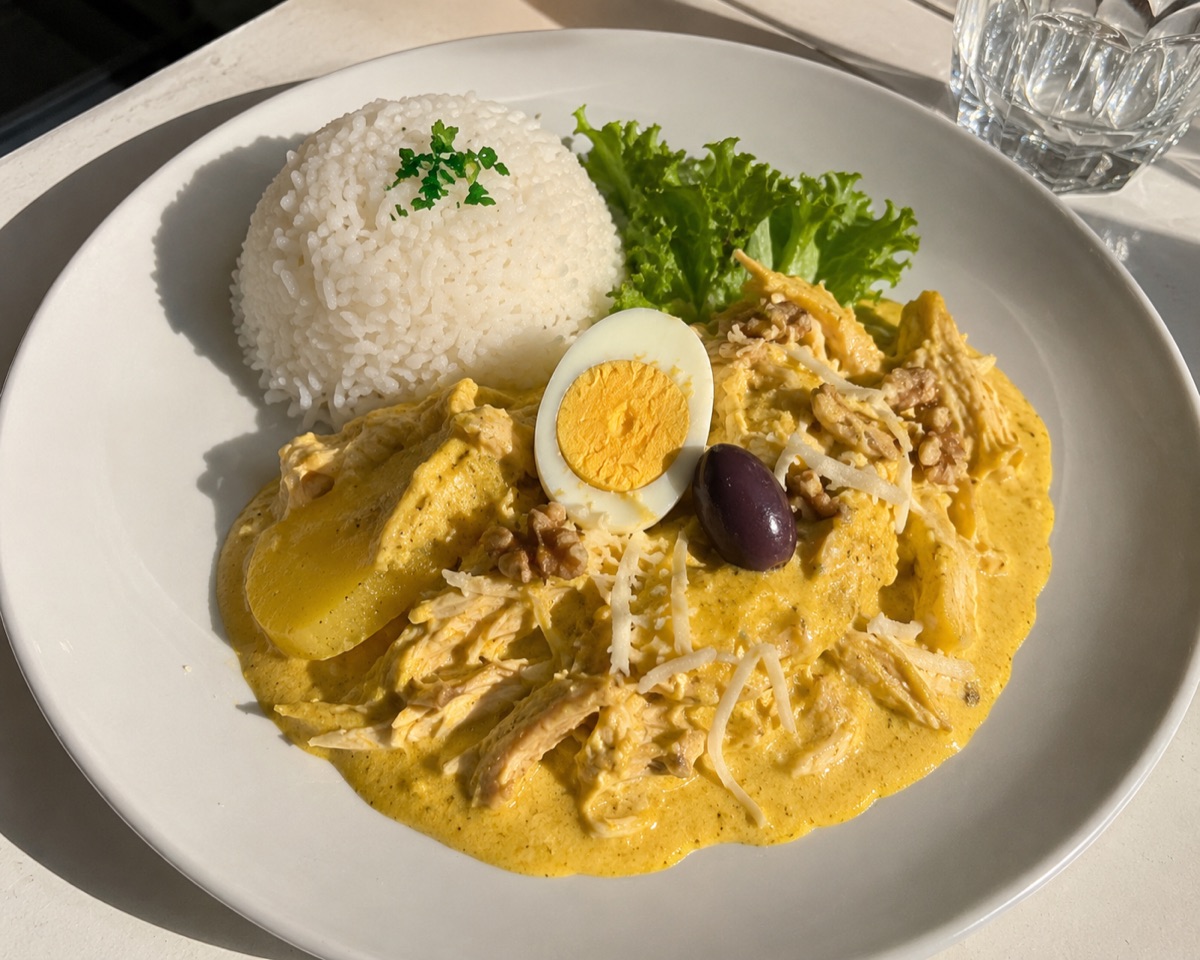 Ají de gallina, a traditional dish from Peru