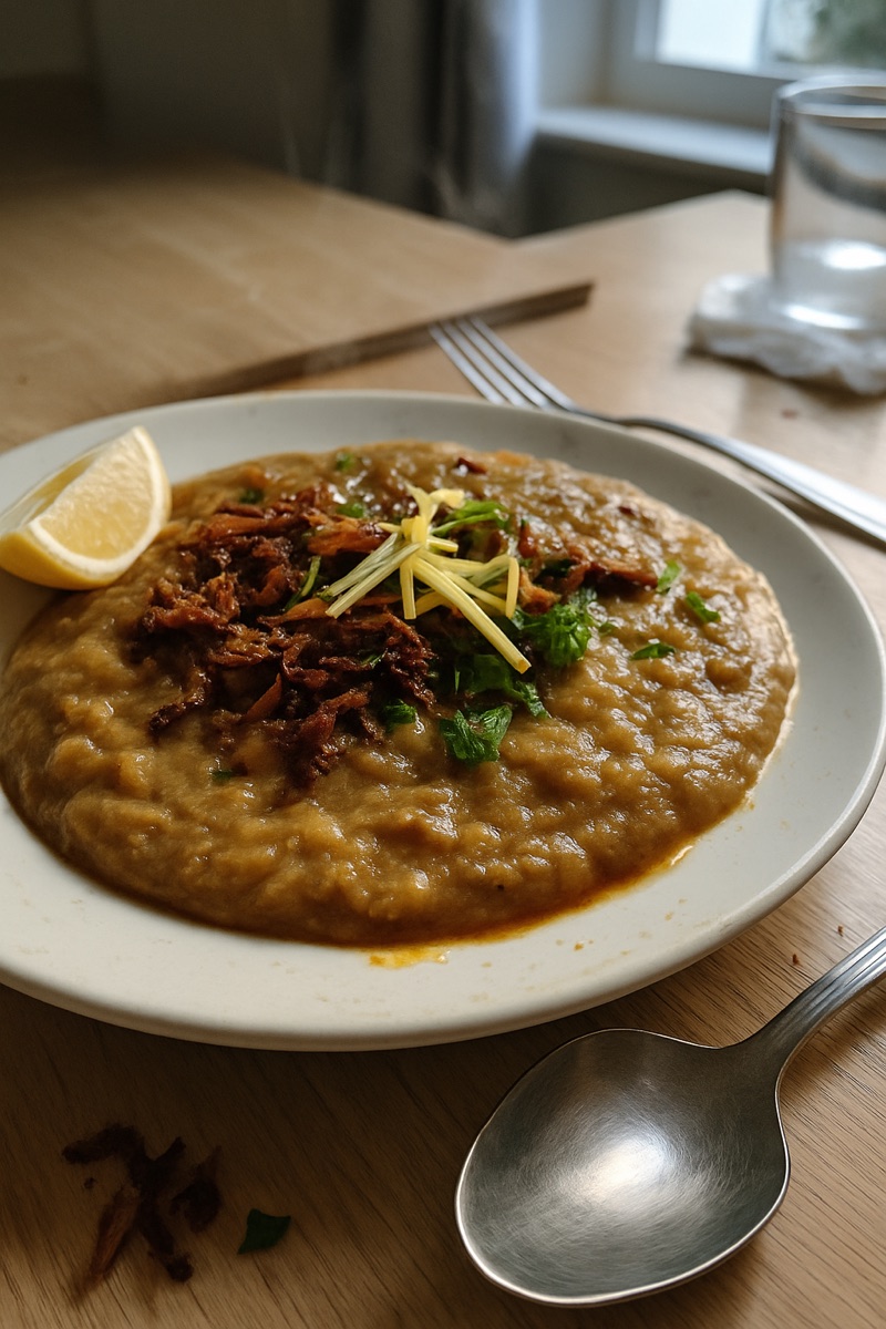 Haleem, a traditional dish from Pakistan