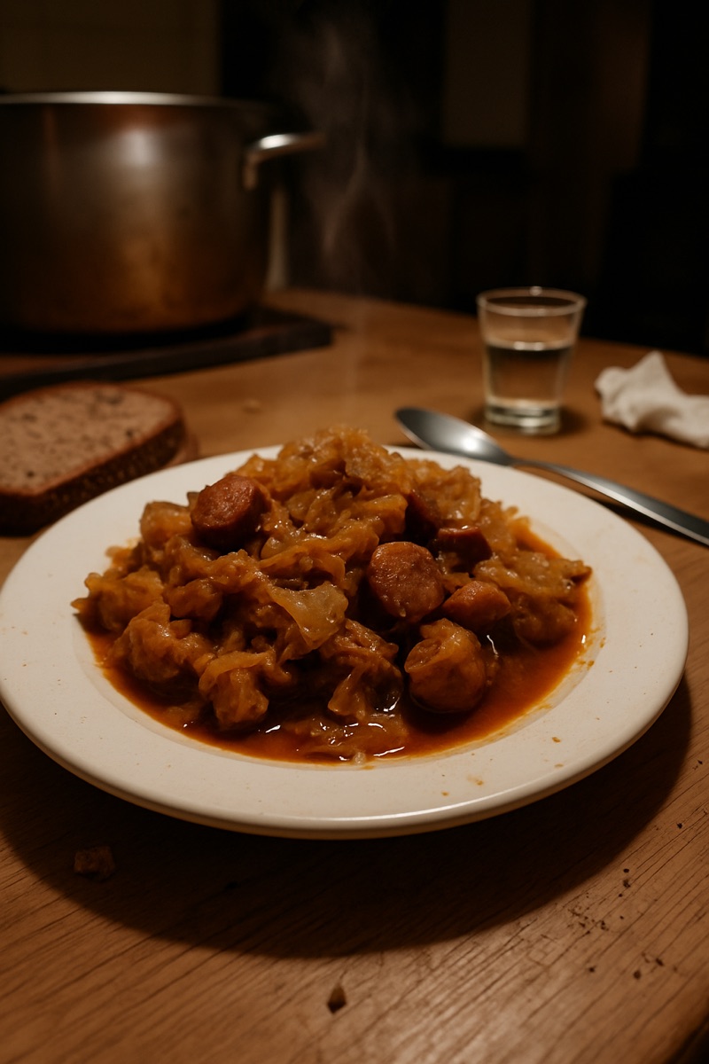 Bigos, a traditional dish from Poland
