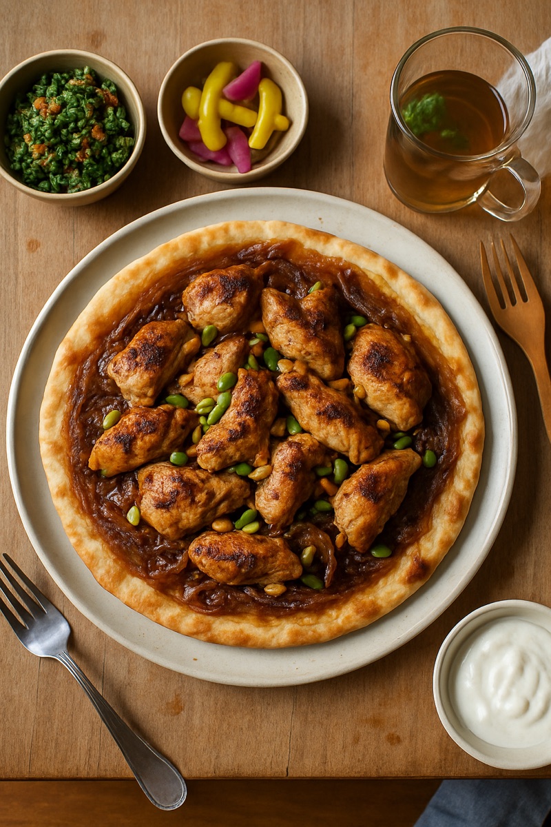 Musakhan, a traditional dish from Palestinian Territory