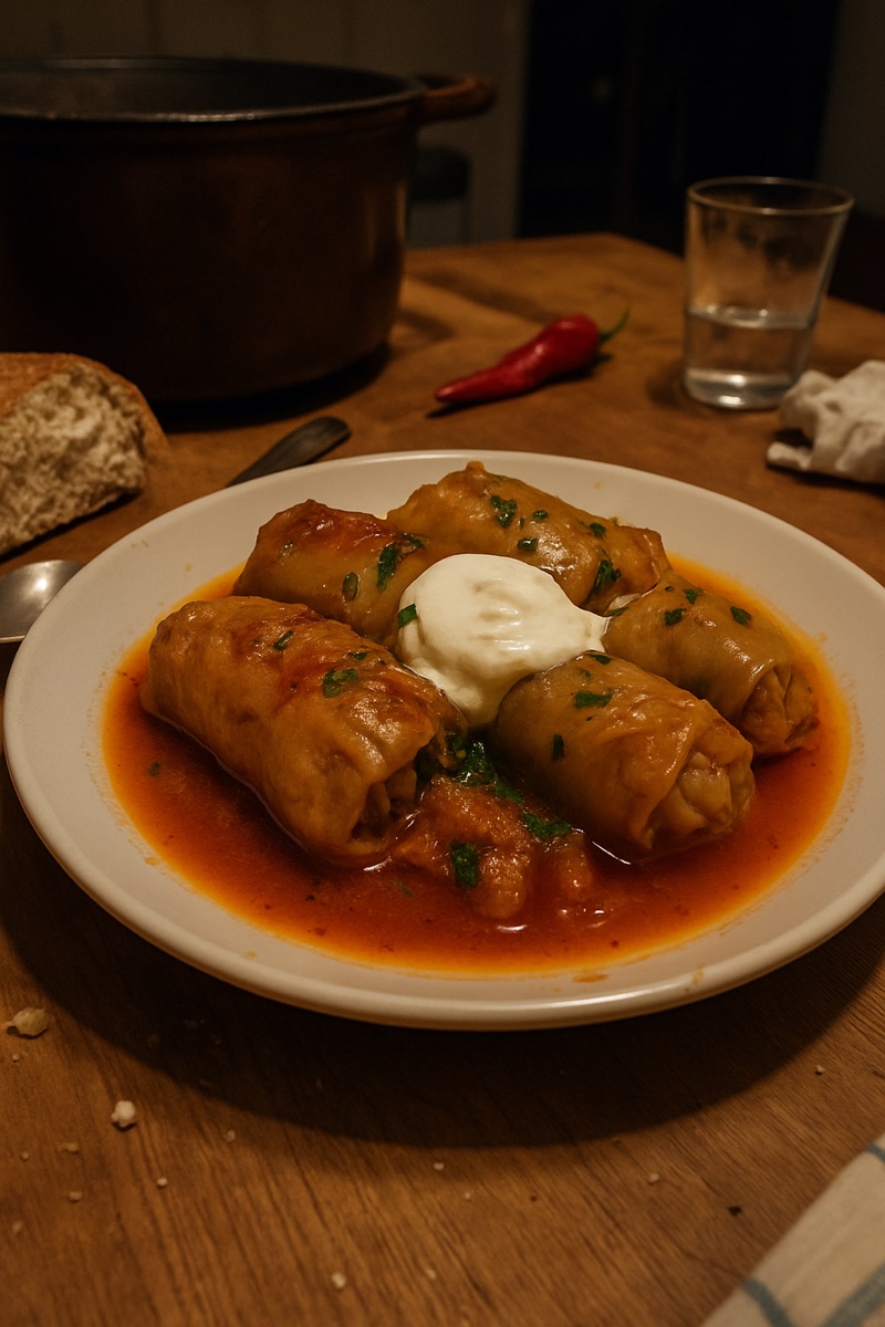 Sarma, a traditional dish from Serbia
