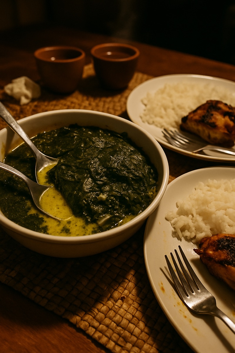 Palusami, a traditional dish from Solomon Islands