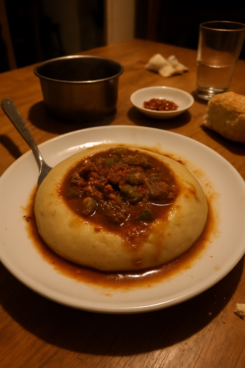 Asida, a traditional dish from Sudan