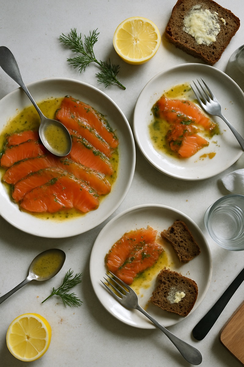 Gravlax, a traditional dish from Sweden