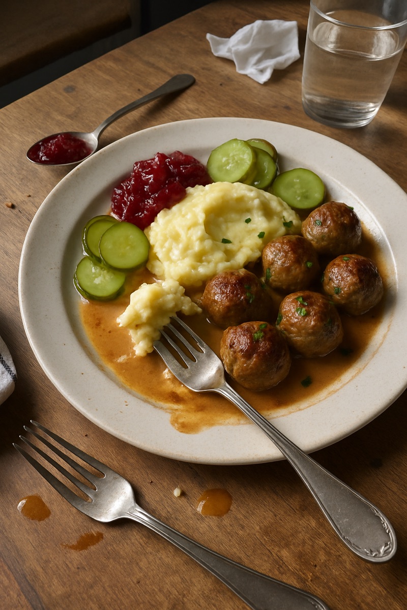 Köttbullar, a traditional dish from Sweden