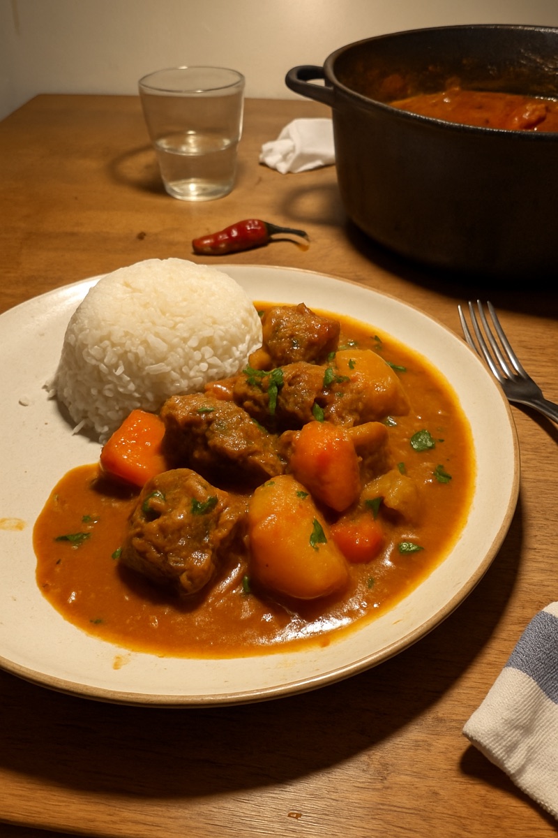 Mafe, a traditional dish from Senegal