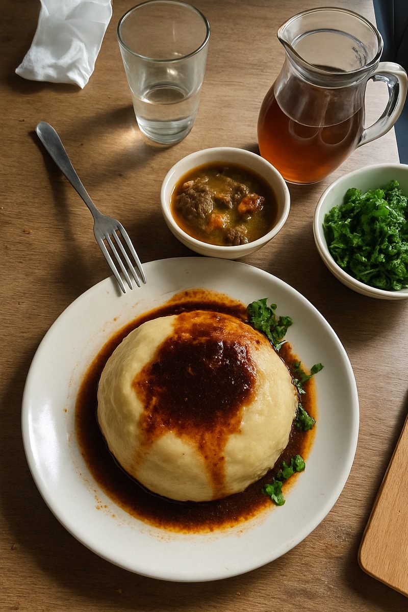Asida, a traditional dish from South Sudan