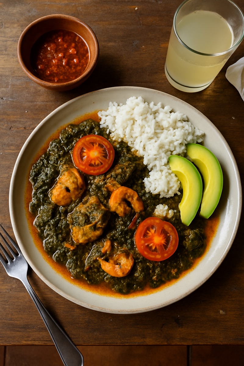 Calulu, a traditional dish from Sao Tome and Principe