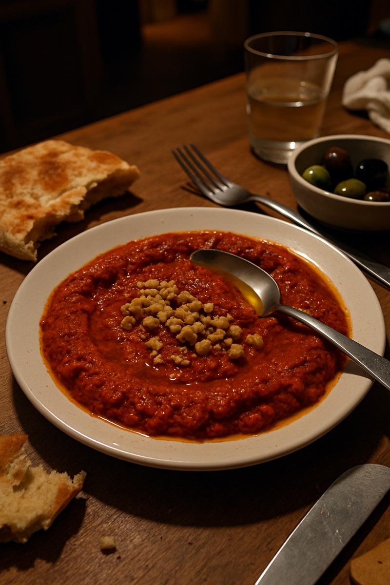 Muhammara, a traditional dish from Syria