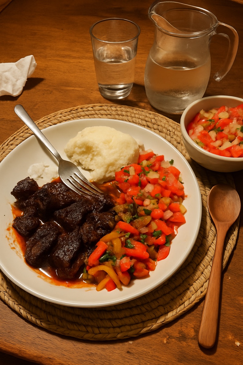 Umncweba, a traditional dish from Eswatini