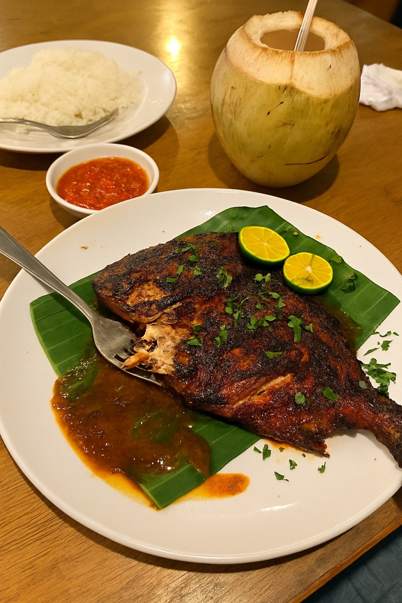 Ikan bakar, a traditional dish from Timor-Leste