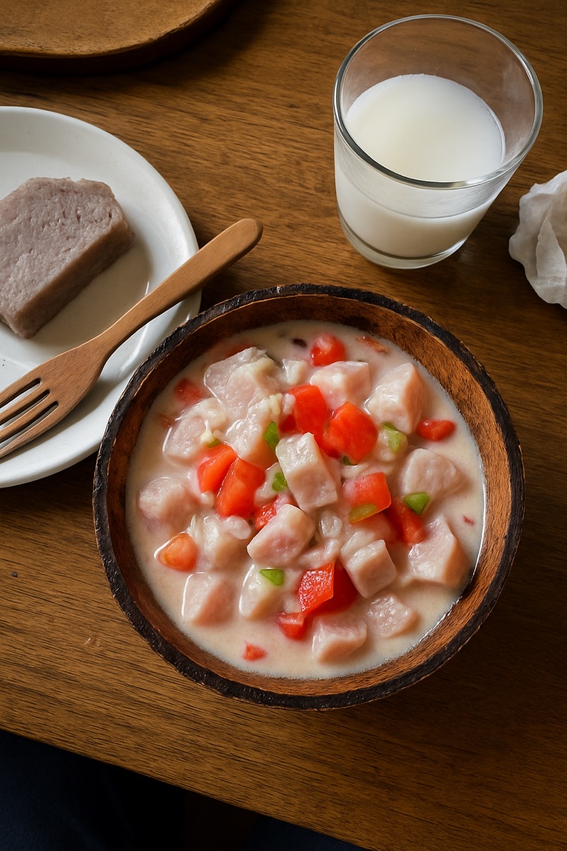Ota ika, a traditional dish from Tonga