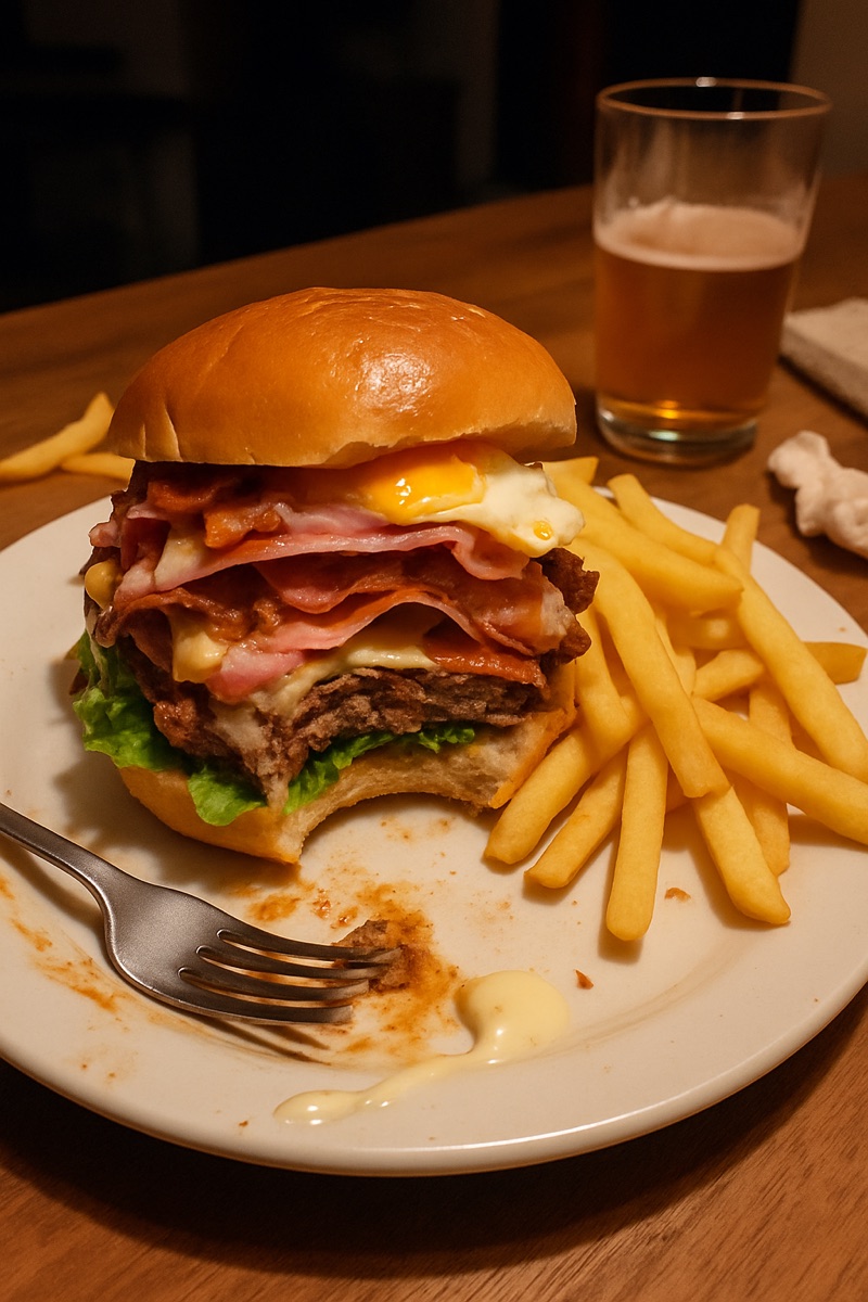 Chivito, a traditional dish from Uruguay