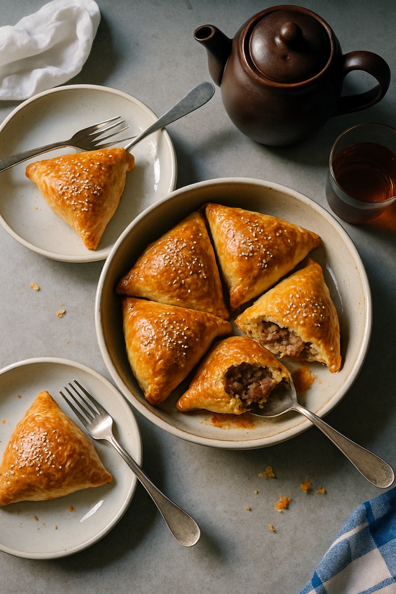 Samsa, a traditional dish from Uzbekistan
