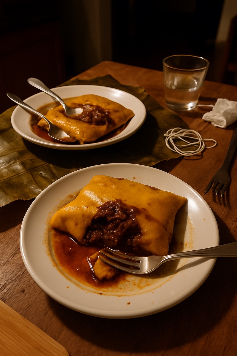 Hallaca, a traditional dish from Venezuela