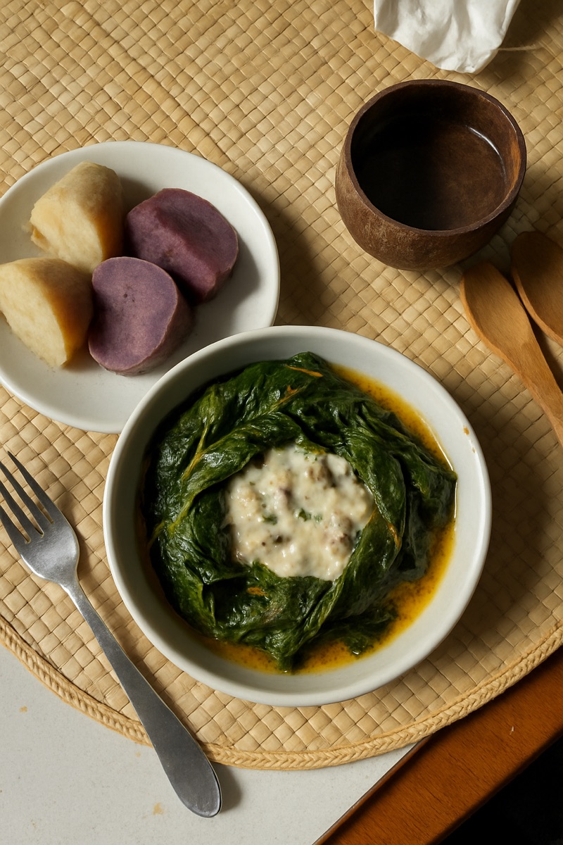 Palusami, a traditional dish from Samoa