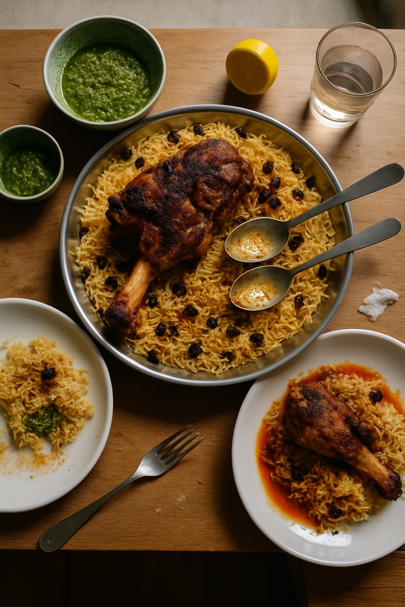 Mandi, a traditional dish from Yemen