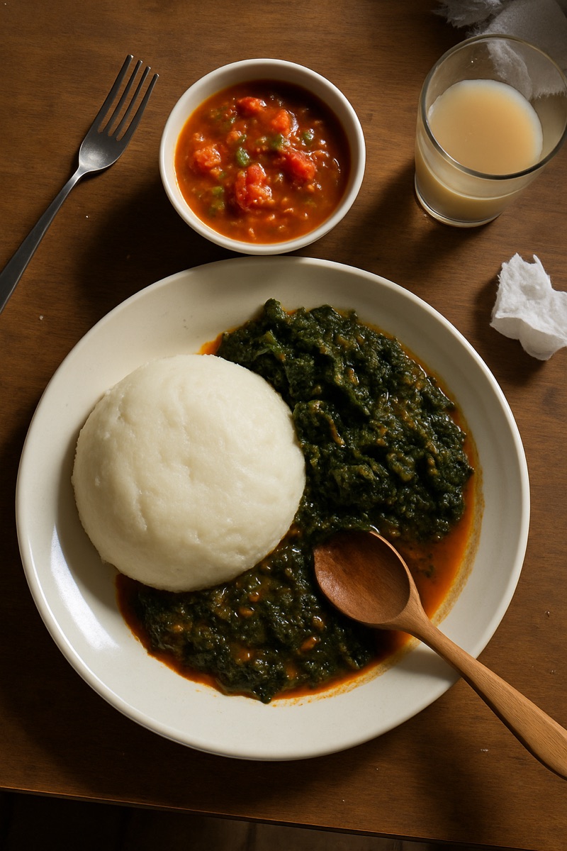 Nsima, a traditional dish from Zambia
