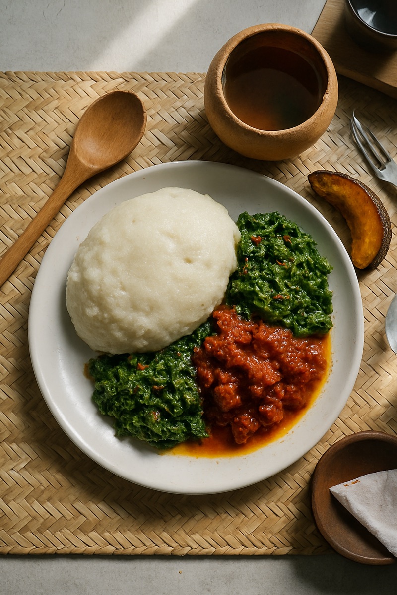 Sadza, a traditional dish from Zimbabwe